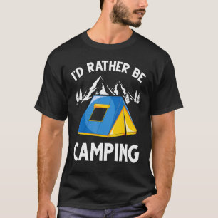 Outdoor Nature Tent Campsite Camper Funny Camping T-Shirt