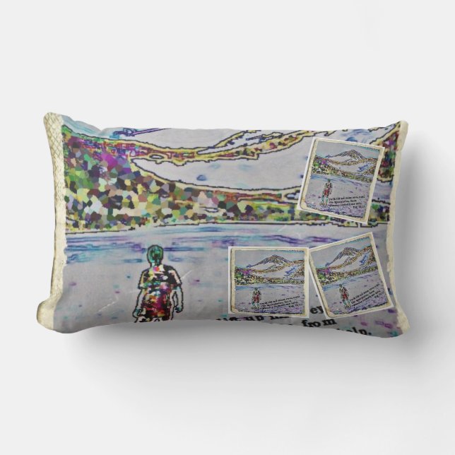 outdoor pillow with PSM 121-1 and ISA 12-3  (Front)