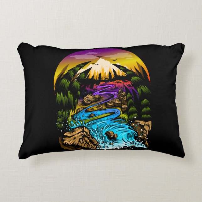 Outdoor Scene Decorative Cushion (Front)