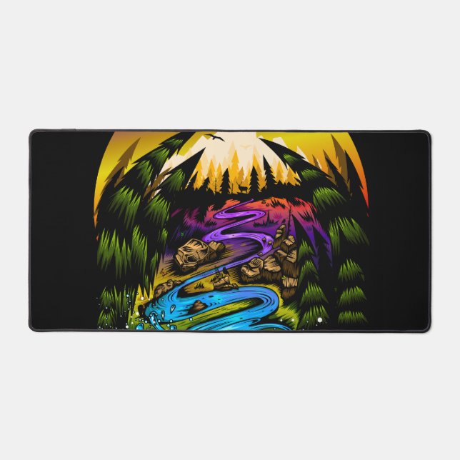 Outdoor Scene Desk Mat (Front)
