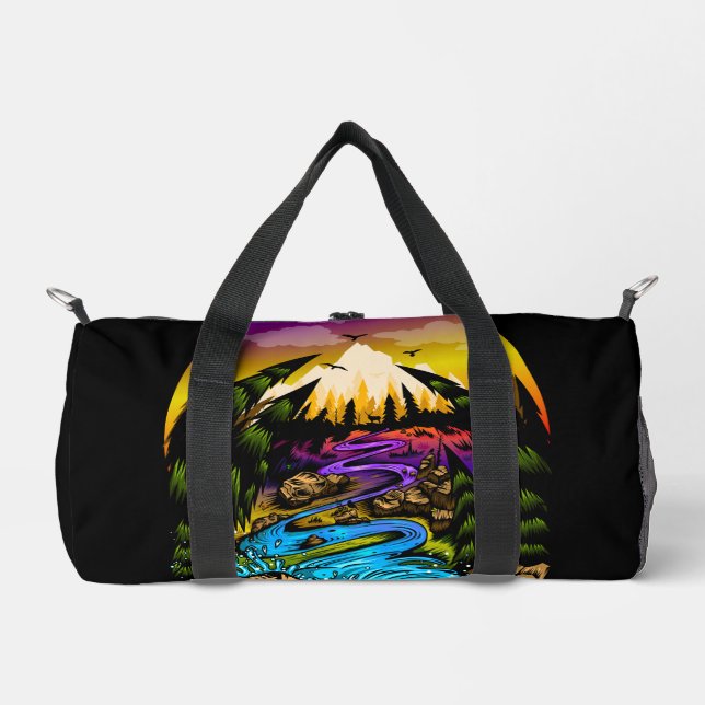 Outdoor Scene Duffle Bag (Front)