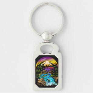 Outdoor Scene Key Ring