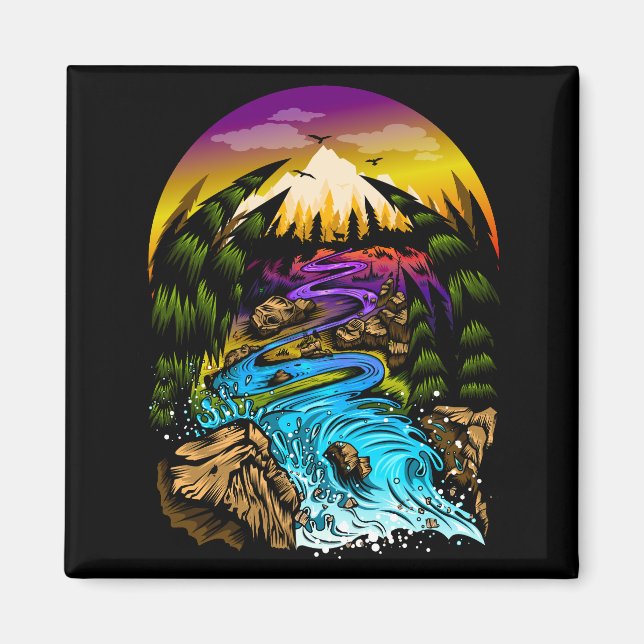 Outdoor Scene Magnet (Front)