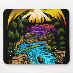 Outdoor Scene Mouse Mat
