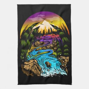 Outdoor Scene Tea Towel