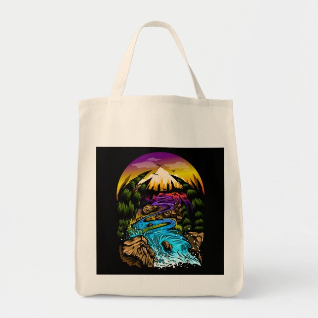 Outdoor Scene Tote Bag (Front)