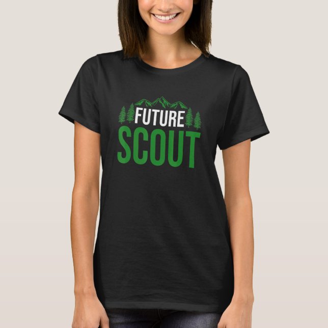 Outdoor Scouting Hiking Future Scout T-Shirt (Front)