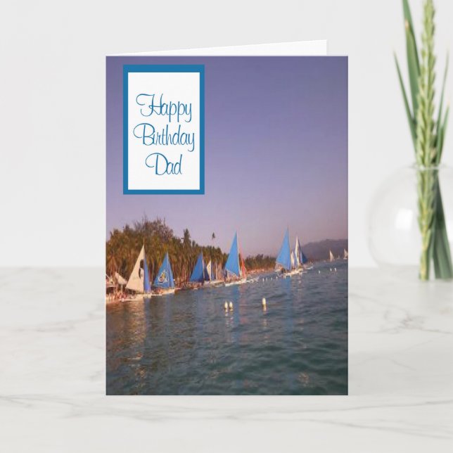 Outdoor Spaces Dad Birthday Card (Front)