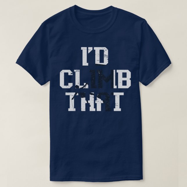 Outdoor Sports Gift Bouldering Climbing T-Shirt (Design Front)