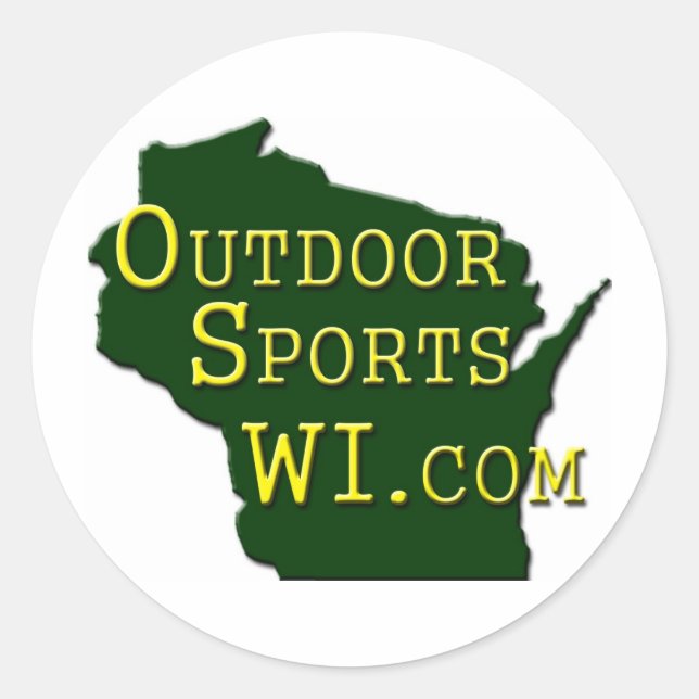 Outdoor Sports WI - Logo Classic Round Sticker (Front)