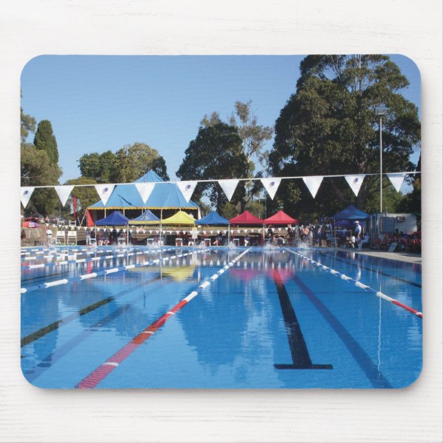 Outdoor Swimming Pool Mouse Mat (Front)