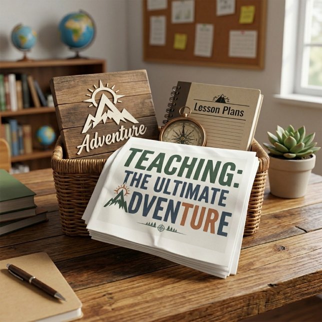 Outdoor Teacher Ultimate Adventure  Napkin (Creator Uploaded)