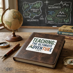Outdoor Teacher Ultimate Adventure Square Sticker