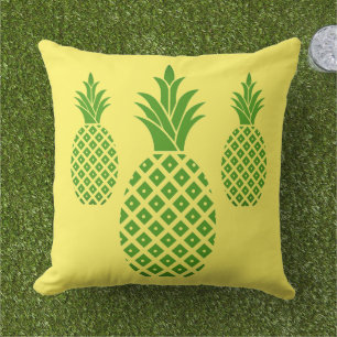 Outdoor Throw Pillow-Pineapples Cushion