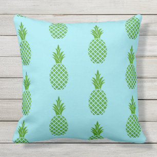 Outdoor Throw Pillow-Pineapples Outdoor Cushion