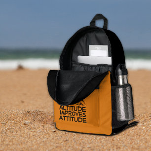 Outdoor Trail Adventure yellow black Backpack