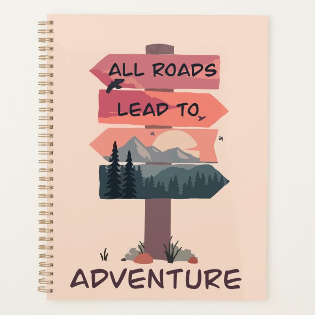 Outdoor Travel Journal Planner (Front)