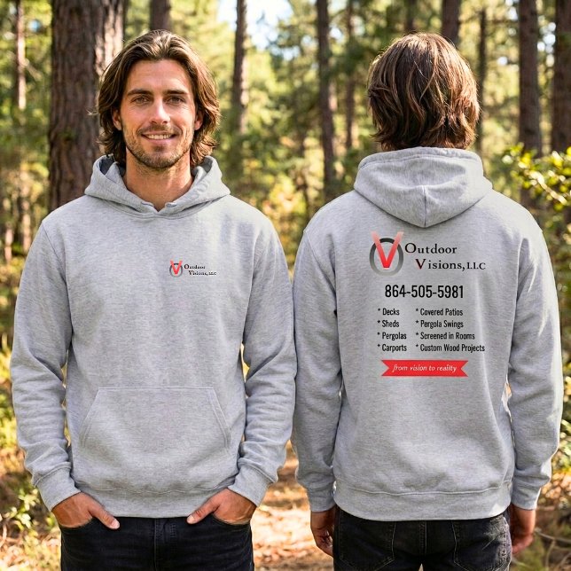Outdoor Visions Logo Back Info Hoodie (Creator Uploaded)