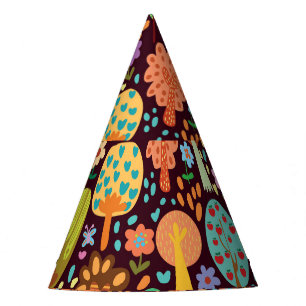 Outdoor Wallpaper Seamless Texture Party Hat