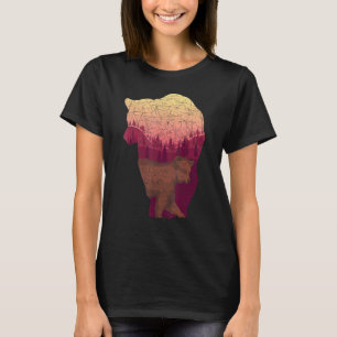 Outdoors Animal Wildlife Brown Bear  Nature Bear T-Shirt