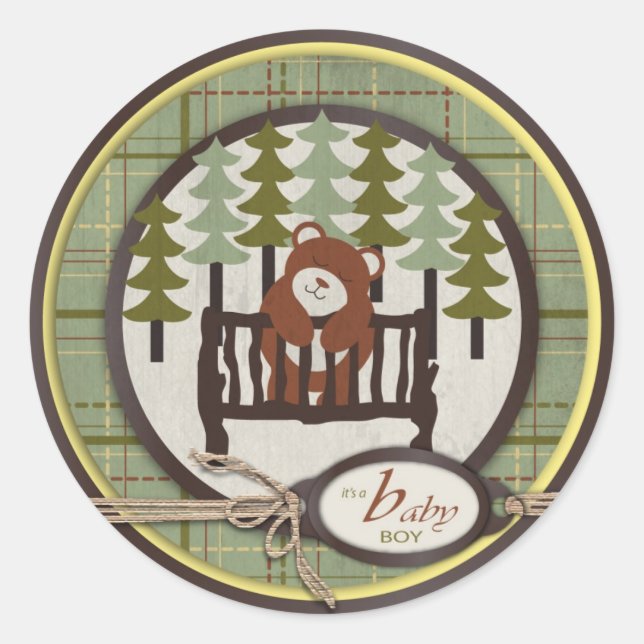 Outdoors Baby Sticker (Front)