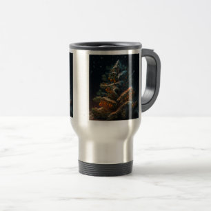 Outdoors Christmas Tree Travel/Commuter Mug, 15 oz Travel Mug