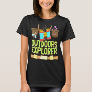 Outdoors Explorer Zookeeper Vest Bugs Binoculars S T-Shirt
