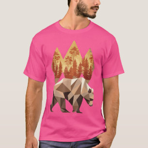 Outdoors Forest Trees Autumn Fall Nature Animal Lo T-Shirt