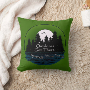 Outdoors Get There Canoes Cushion