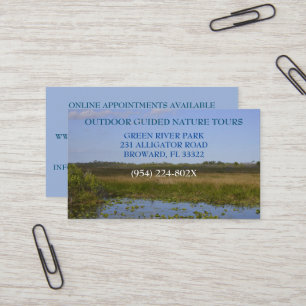  Outdoors Guided Nature Tours Camping  Hiking  Business Card