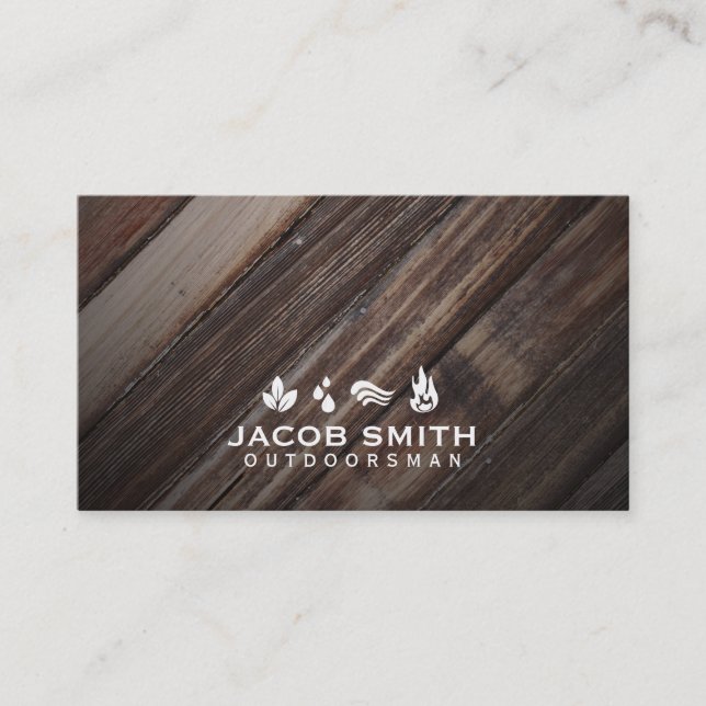 Outdoors III Business Card (Front)