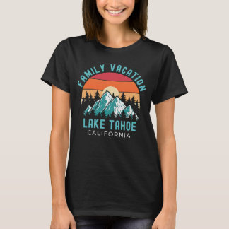 Outdoors Mountains Family Vacation California Lake T-Shirt