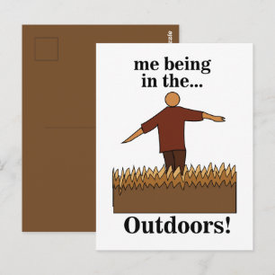 Outdoors Nature Fun Postcard