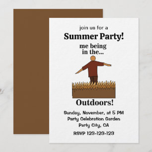Outdoors Nature Fun Summer Party Invitation