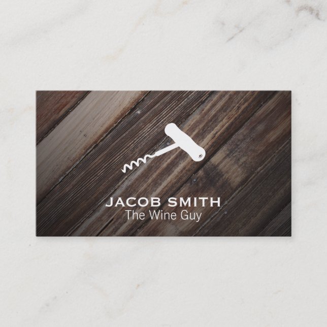 Outdoors | Wine Business Card (Front)