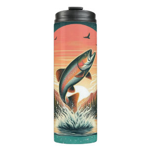 Outdoorsman trout nature thermal tumbler