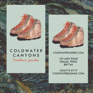 Outdoorsy Camp Hike Explore Adventure Business Card