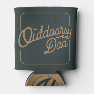 Outdoorsy Dad Outdoor Nature Loving Can Cooler