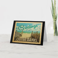 Outer Banks Beach Vintage Travel