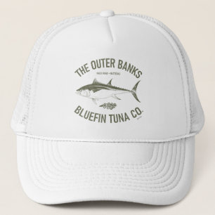 Outer Banks Bluefin Tuna Co. OBX Olive Vintage Trucker Hat