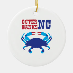 Outer Banks Ceramic Tree Decoration