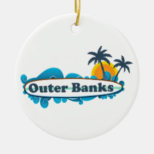 Outer Banks. Ceramic Tree Decoration
