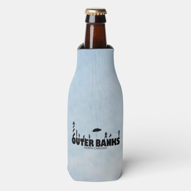 Outer Banks "Family Fun" Bottle Cooler (Bottle Front)