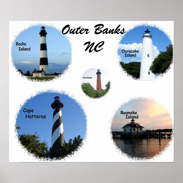 Outer Banks Lighthouse Poster (Front)