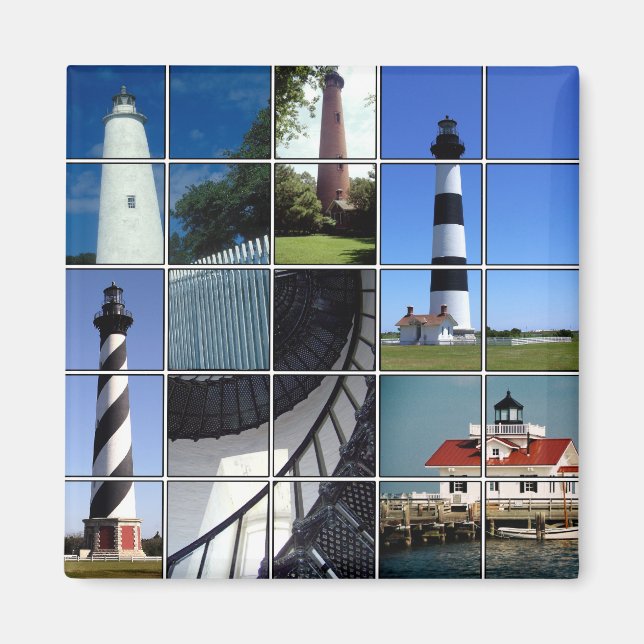 Outer Banks Lighthouses Magnet (Front)