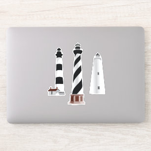 Outer Banks Lighthouses - Vinyl Stickers