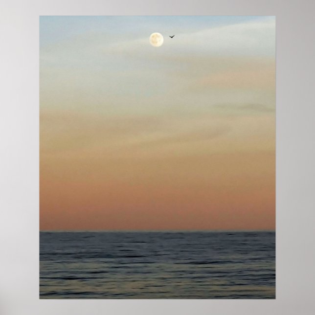 Outer Banks Moonrise Poster (Front)