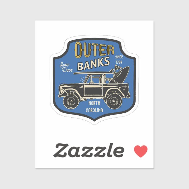 Outer Banks NC Badge (Sheet)