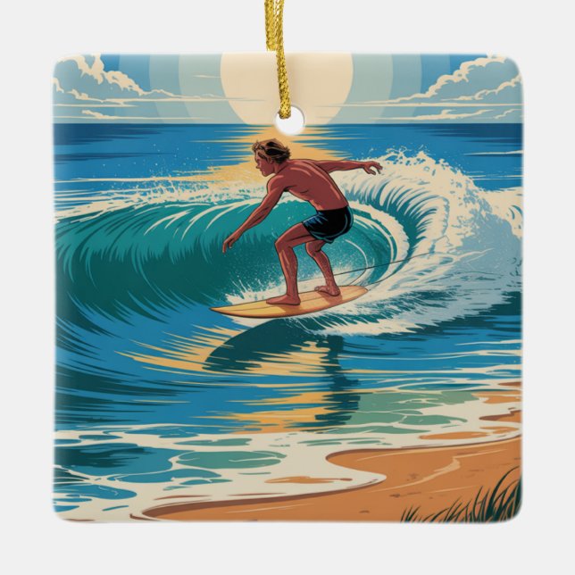 Outer Banks NC Ceramic Ornament (Front)