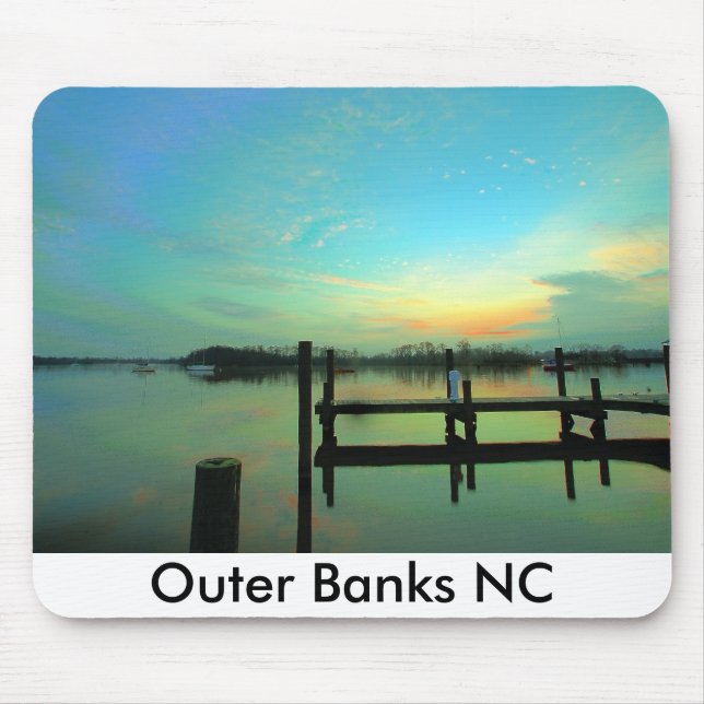 Outer Banks NC Mouse Mat (Front)